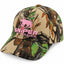 Ladies Cap Pink Embroidered Peak 3D