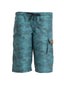 Youth 3/4 Swim Shorts Coral Surf