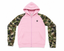 Ladies Hoody Reactor Fleece Pink/Pixelate