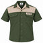 Kiddies Adventure Colour Block S/S Shirt - Military/Khaki