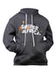 Boys Hoody Medium Weight Animal Print