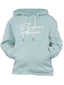 Girls Hoody Medium Weight Signature Print