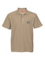 Khaki Buffalo Logo S/S Golfer