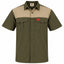 Men's Two Tone Shirt Military/Khaki