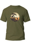 Wild Dogs Mens T - Shirt - Olive