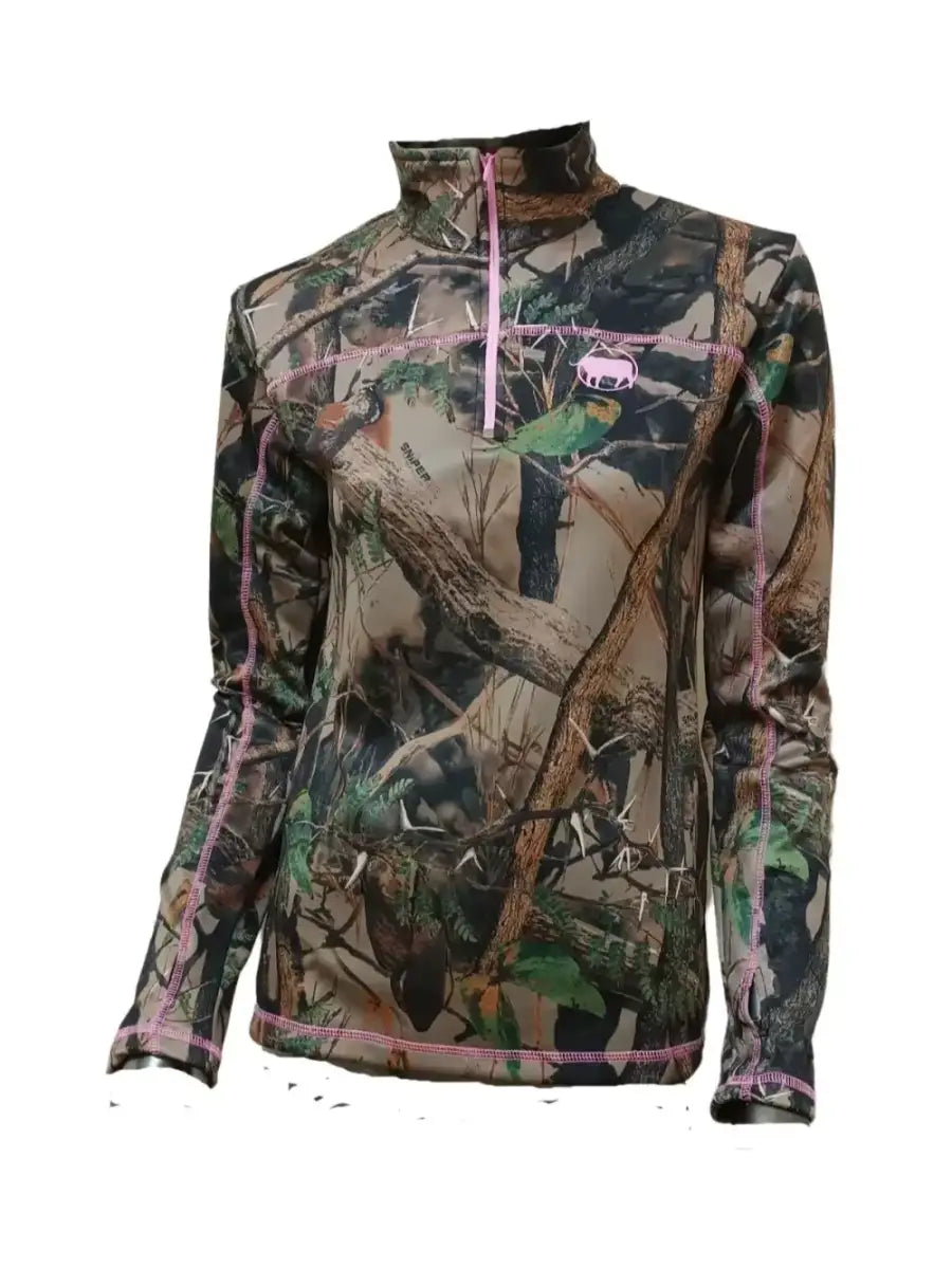 3D Ladies Active 1/4 Zipper