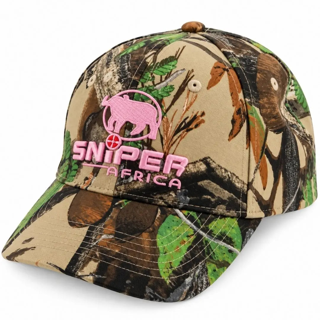 Ladies Cap Pink Embroidered Peak 3D Main image