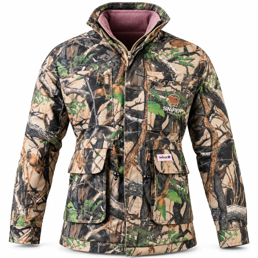 Sniper Africa Ladies Hunting Parka Jacket 3D/Pink product image