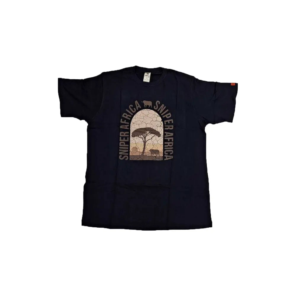 Black African Sunset T/Shirt-L
