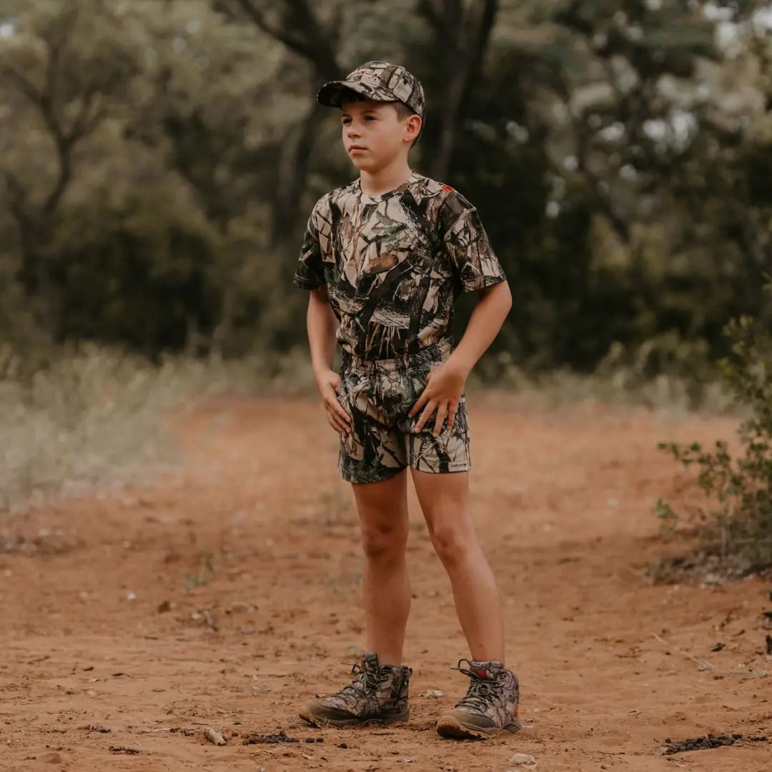 Youth 5 Pocket Shorts Khaki Secondary image