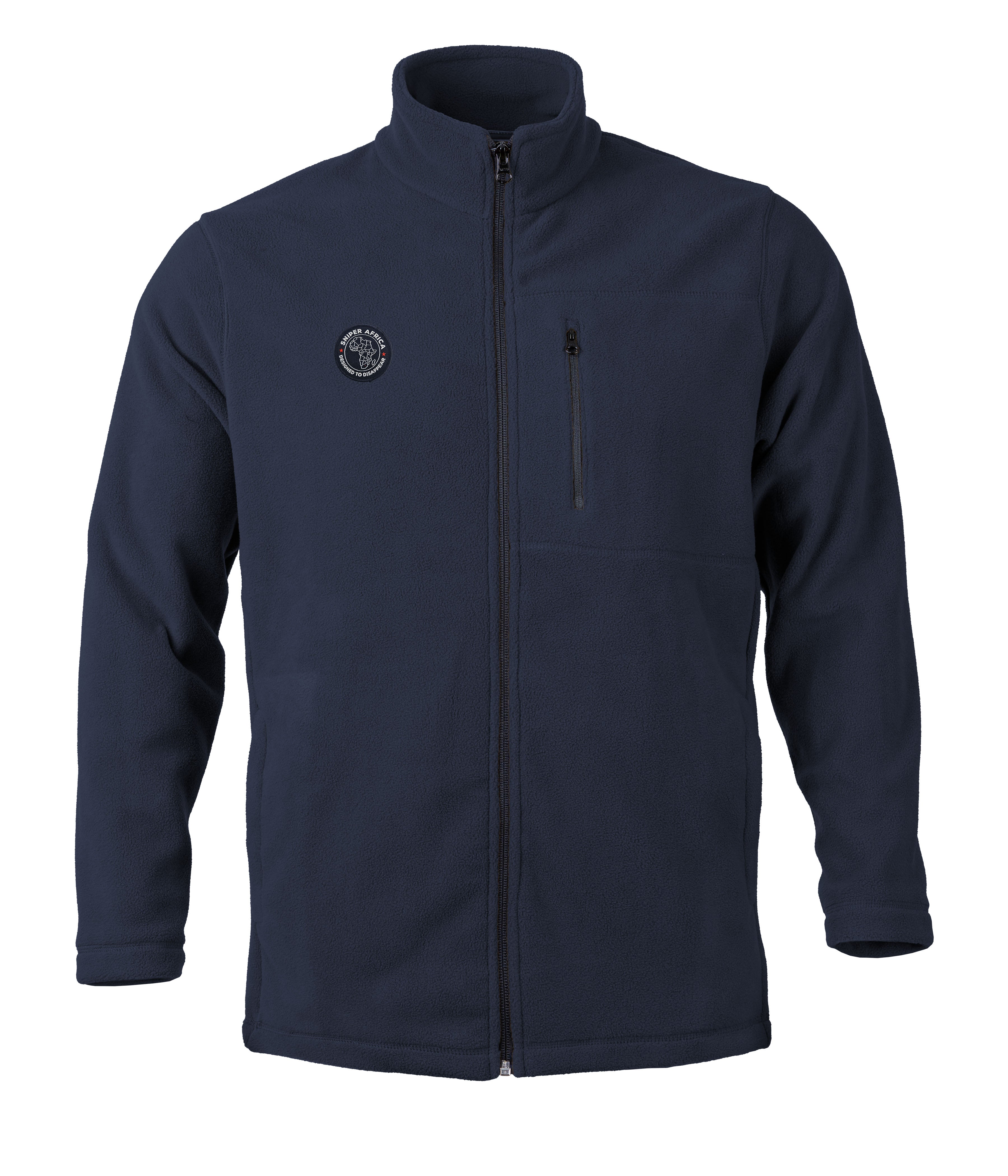 EDW Fleece Zipper Top - Navy Blue