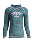 Ladies Rash Vest L/S Coral Surf