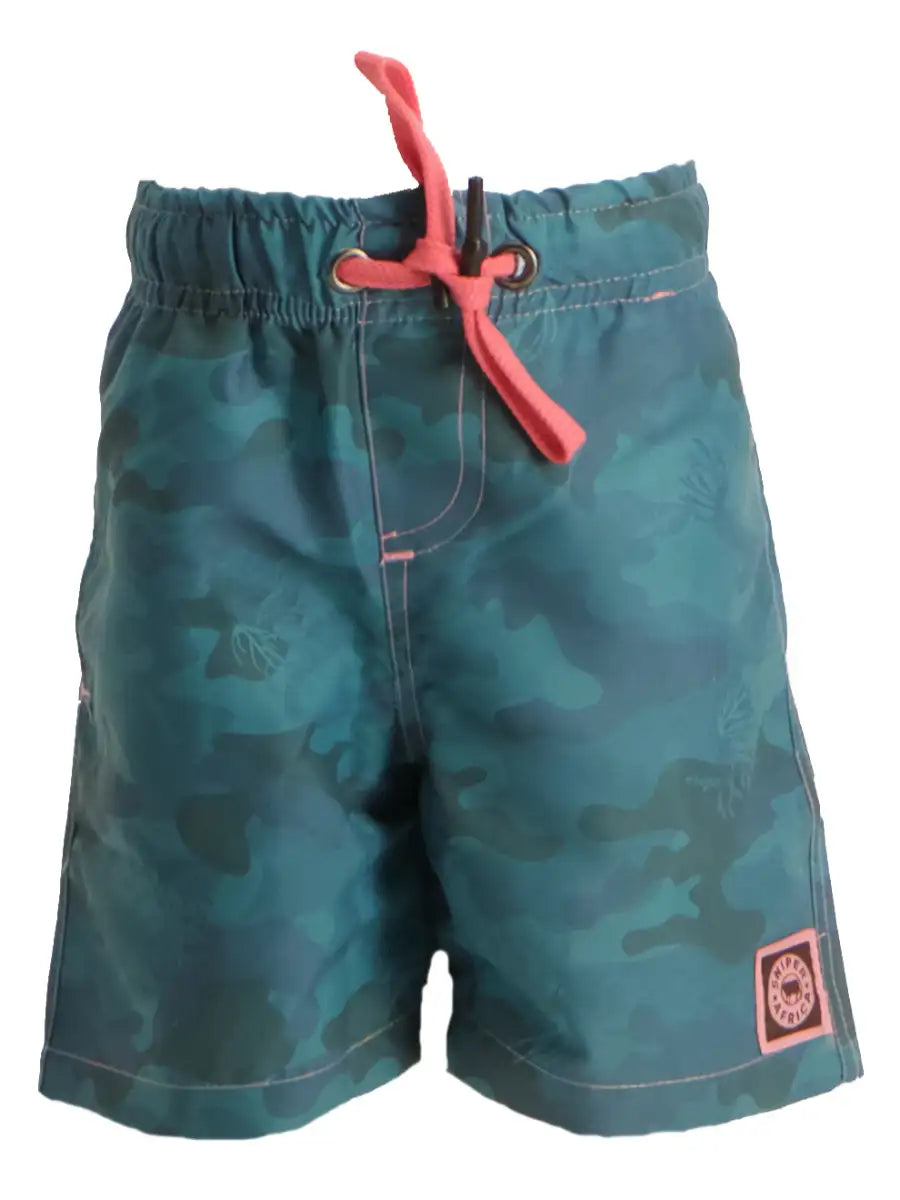 Girls Swim Shorts Coral Surf