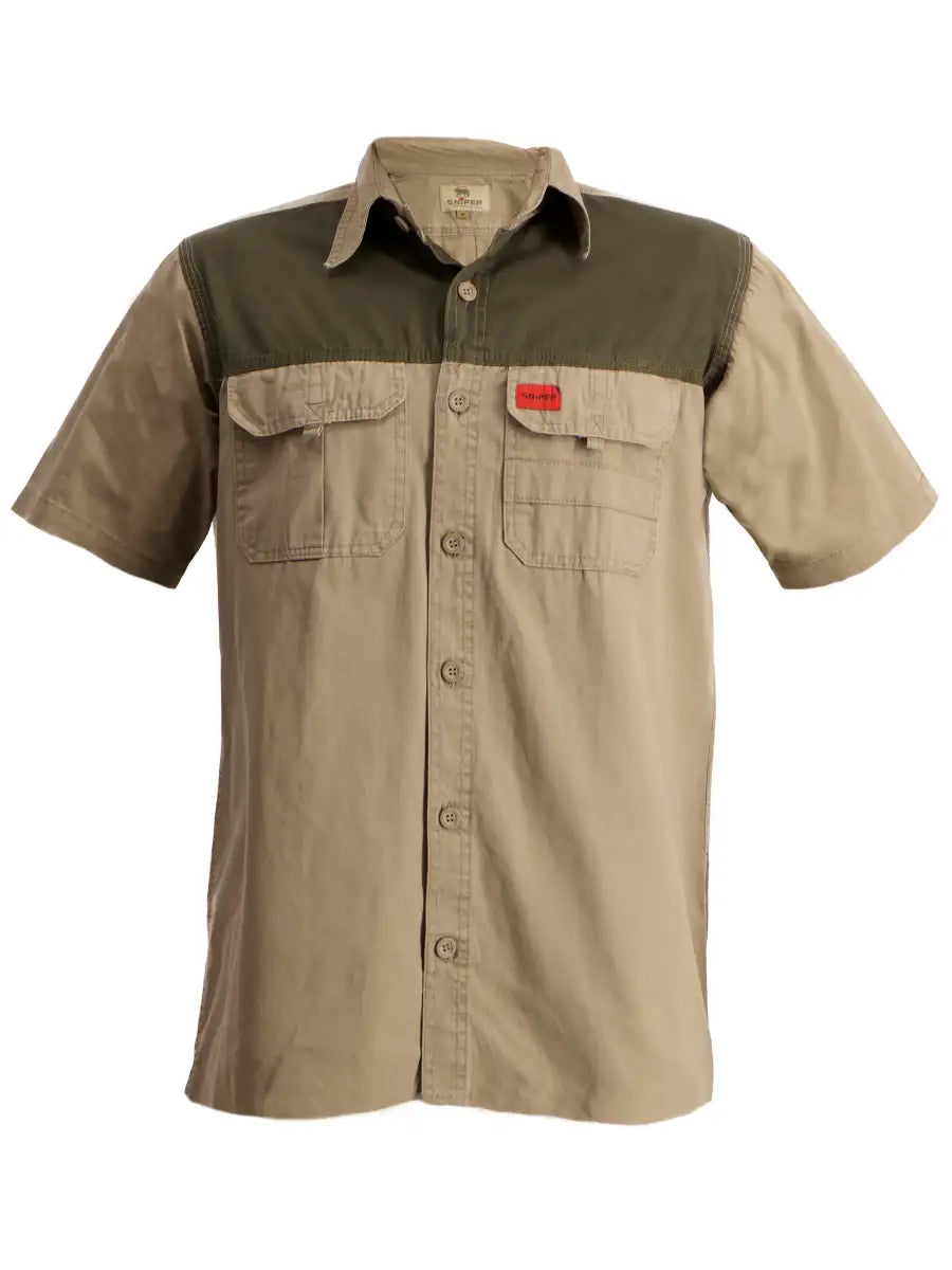 Two Tone Shirt Khaki/Military