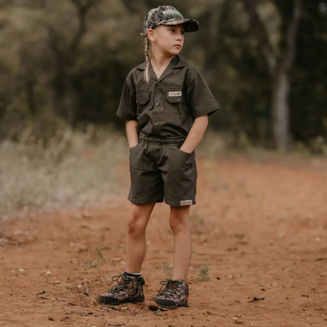 Kiddies PH Shorts Olive Secondary image