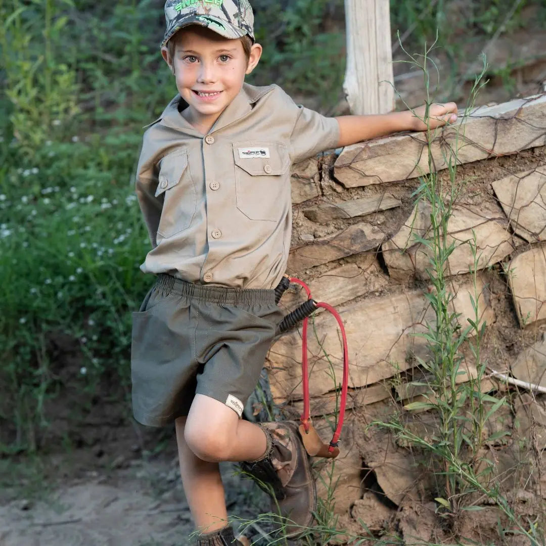 Kiddies Adventure S/S Shirt - Khaki Secondary image