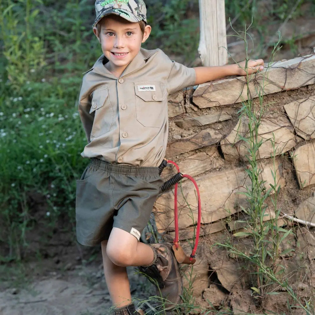 Kiddies Adventure S/S Shirt - Khaki