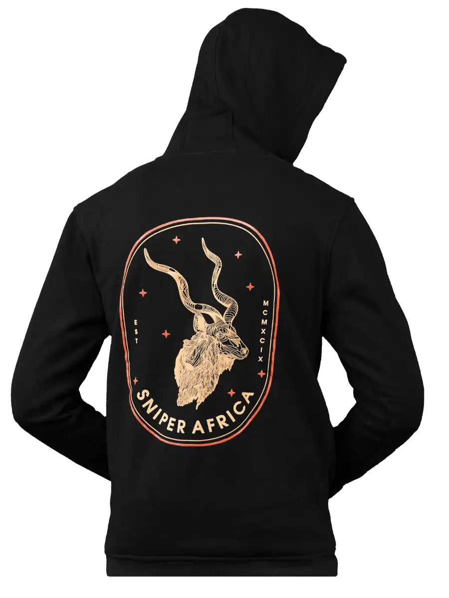 Hoody Printed Kudu Black