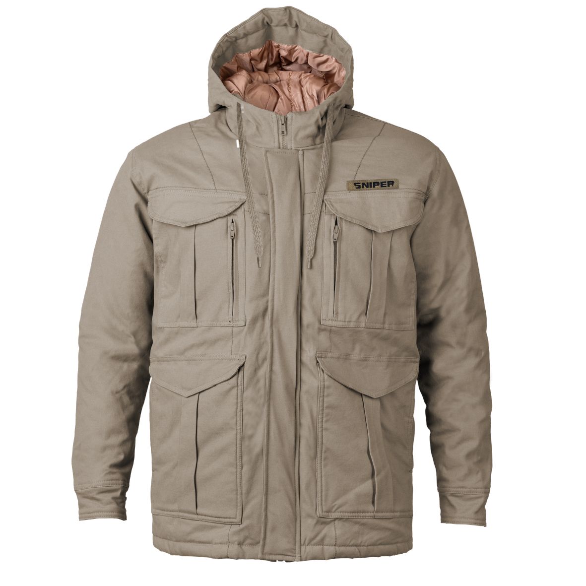 Khaki Trail Hoody Parka Jacket
