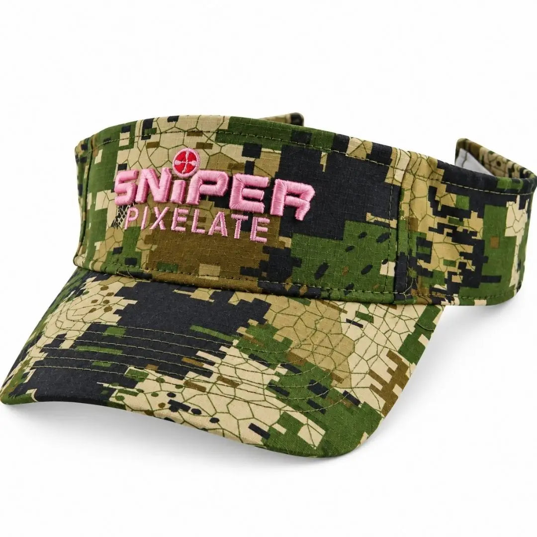Ladies Cap Pink Vizor Pixelate Main image