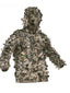 Men's Zip Up Leafy Hooded Top