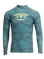 Boys Rash Vest L/S - Coral Surf