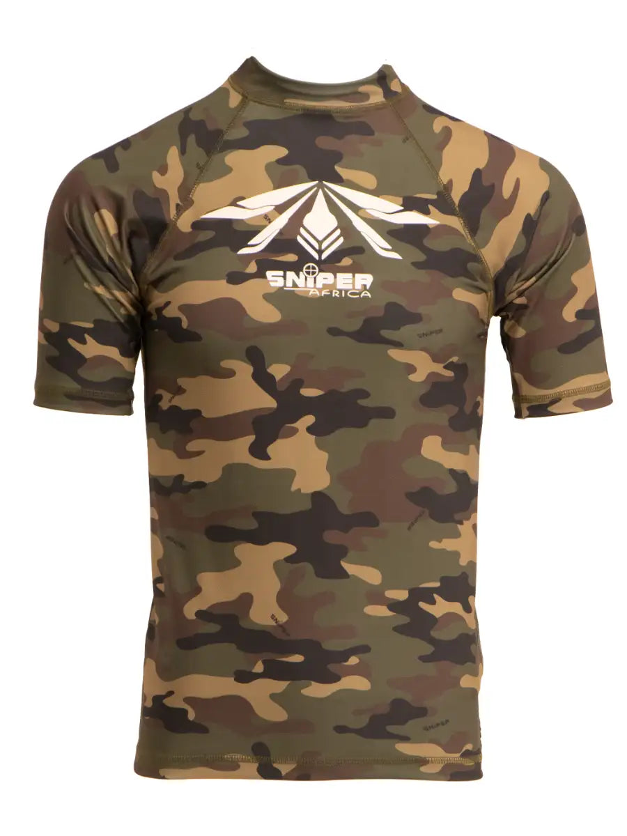 Men's Rash Vest S/S Woodlands