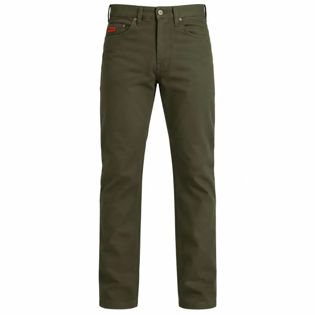 Sniper Africa Men’s Cool Jeans 5 Pocket Military Olive product image Main image