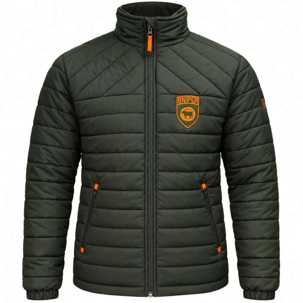 Men's Warm Puffer Jacket Olive