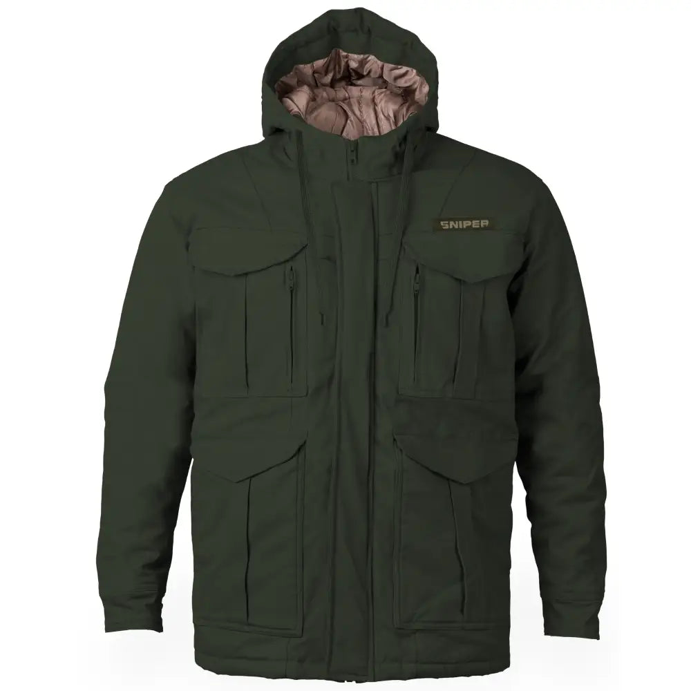 Miitary Olive Hoody Parka Jacket