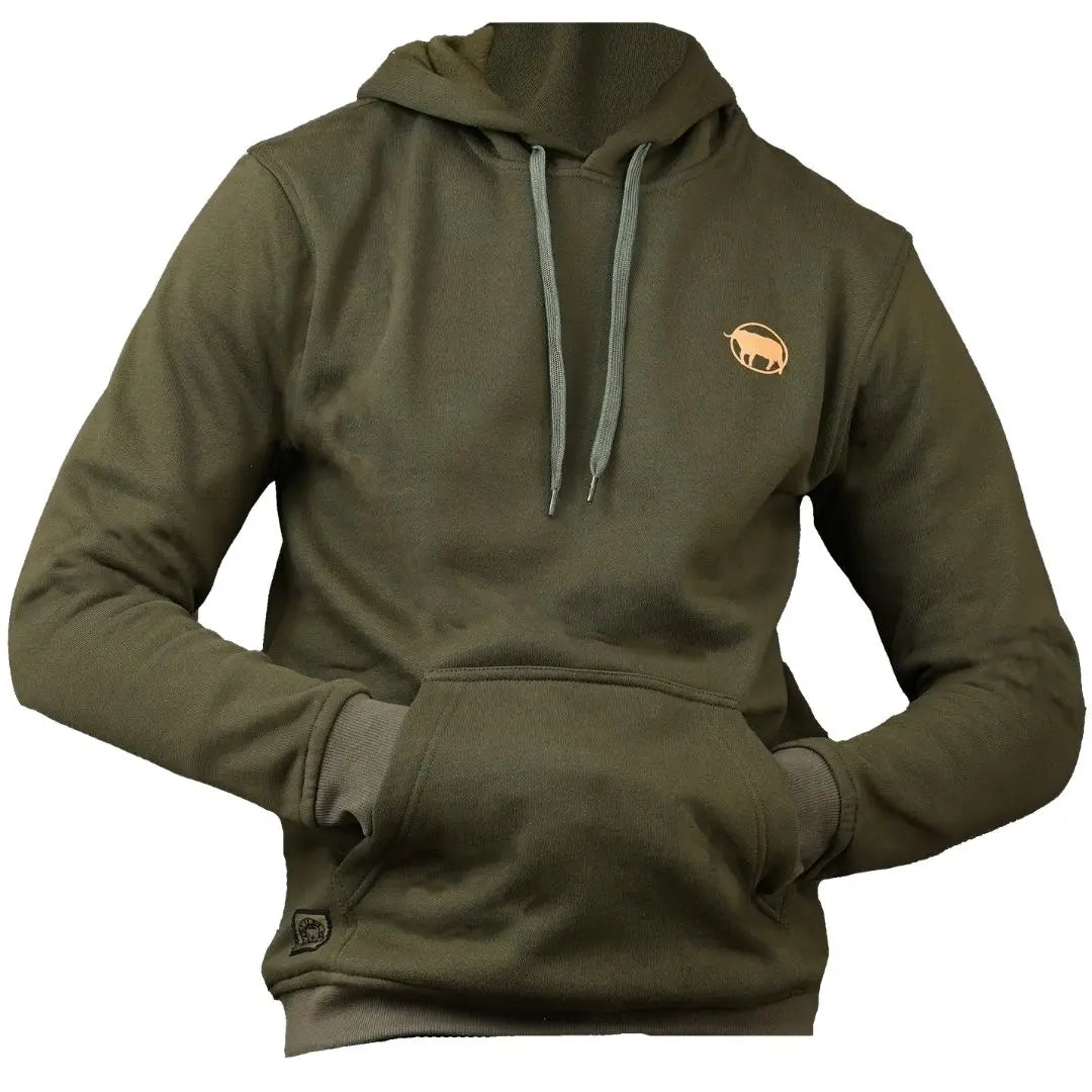 Men's Hoody Printed Kudu Olive