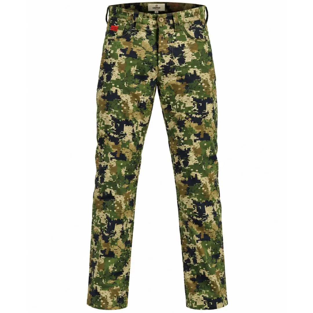 Sniper Africa Men’s Cool Jeans 5 Pocket Pixelate product image Main image