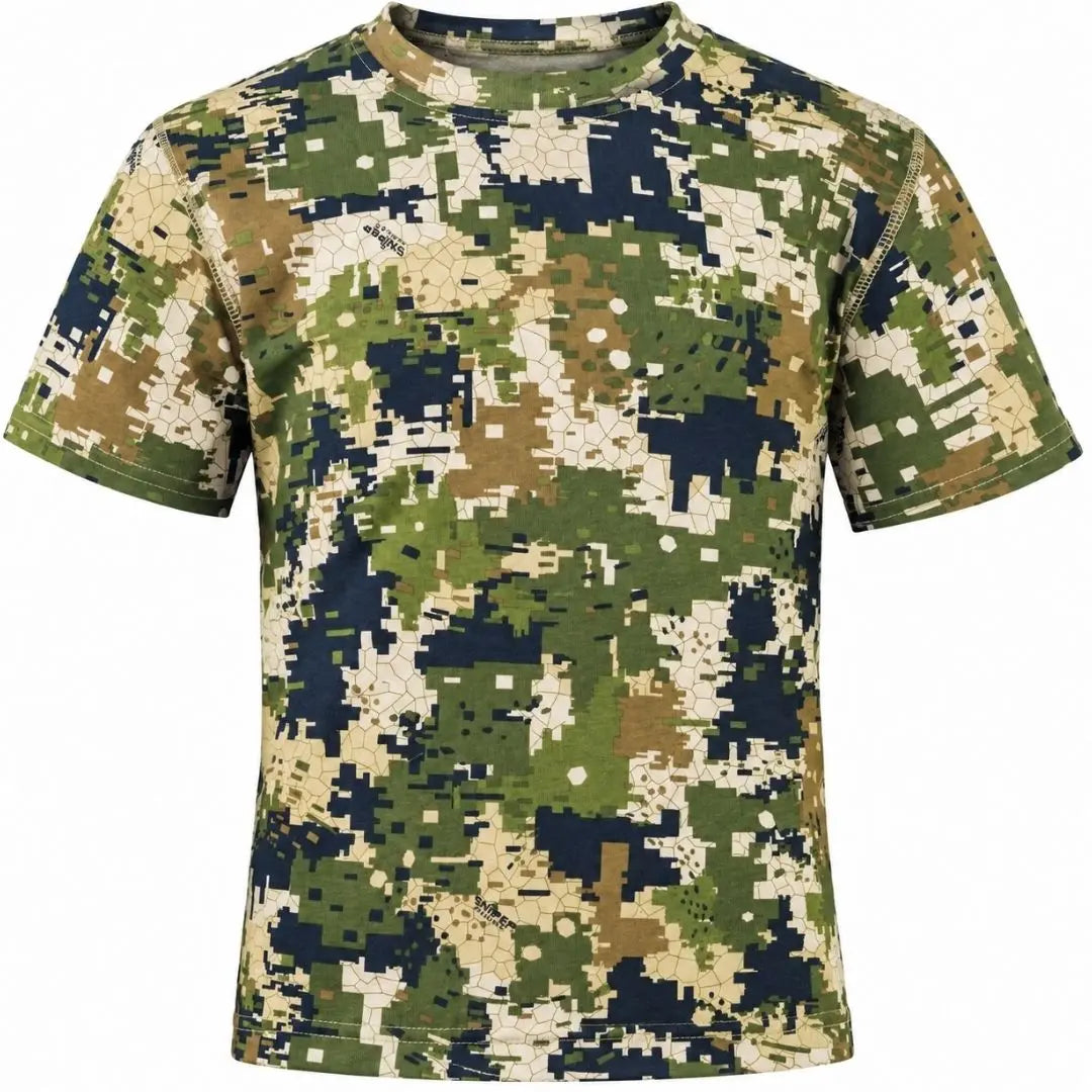 Sniper Africa Kiddies T Shirt Short Sleeve Pixelate product image