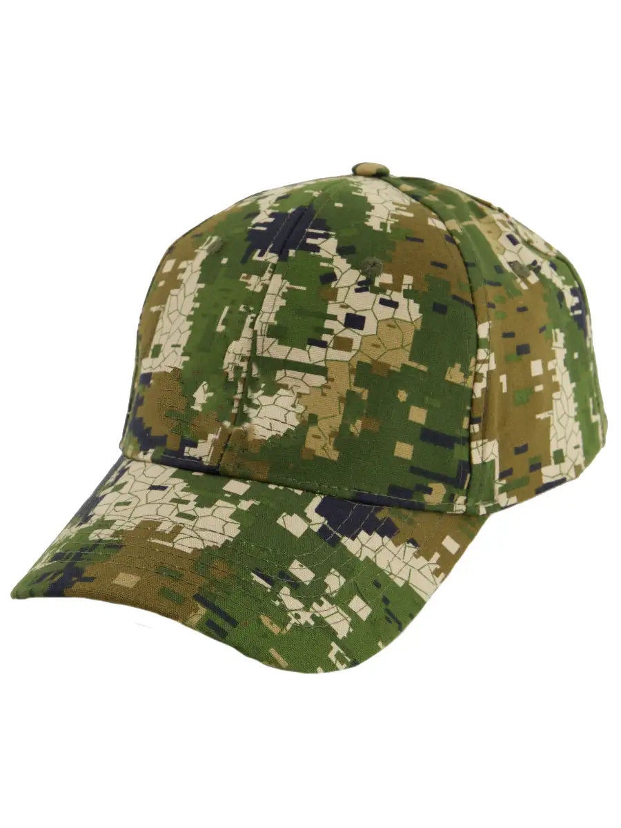 Men's Caps Unembroidered Peak Pixelate