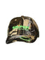 Kids Cap Embroidered Green 3D