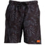 Mens Swim Shorts - Black Rain Forest