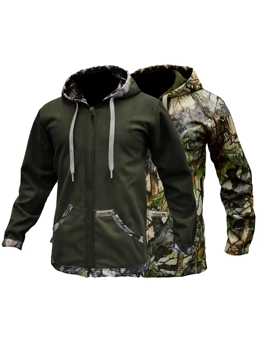 Reversible Hoody 3D/Olive