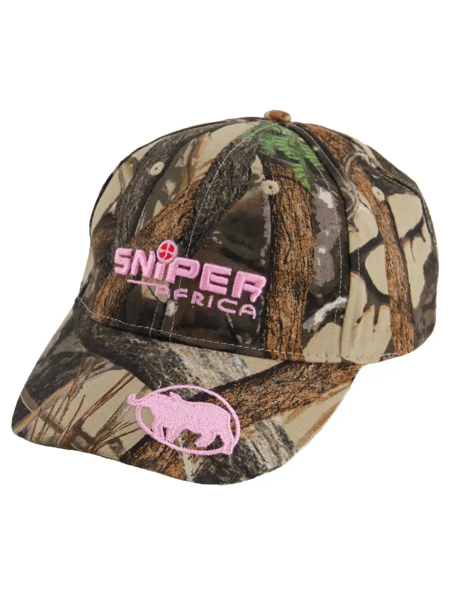 Ladies Cap Pink Embroidered Peak 3D