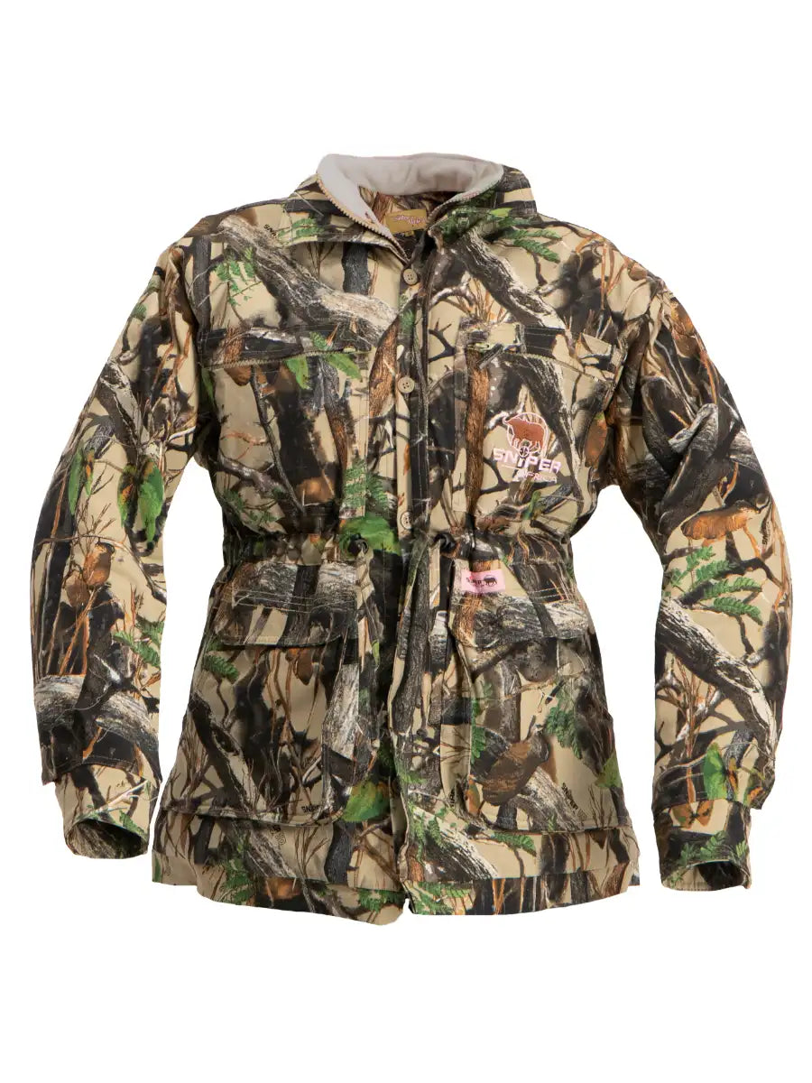 Ladies Hunting Parka Jacket 3D/Khaki Main image