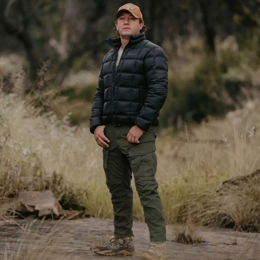 Timbavati Block Puffer Jacket - Cayote Secondary image