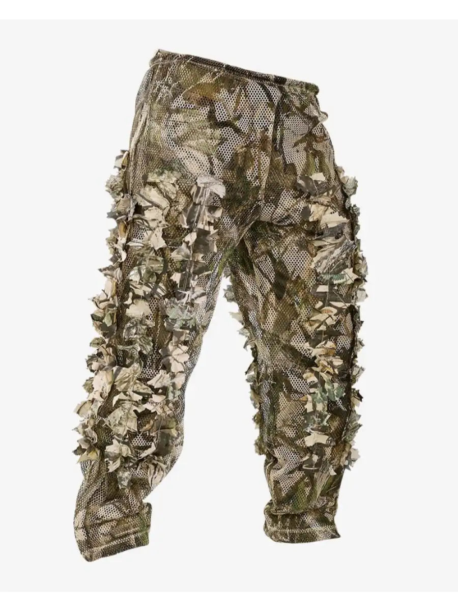 Men's Zip Up Leafy Pants