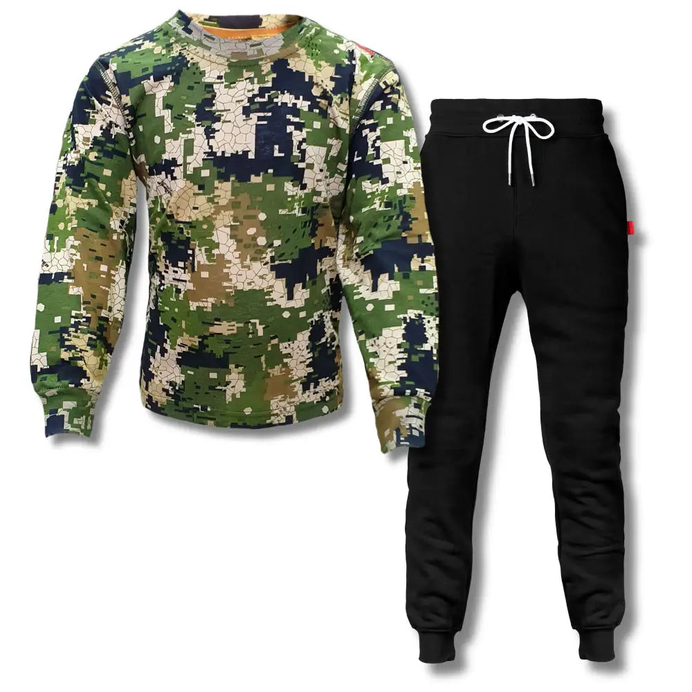 Kids Fleece Combo - Pix/Black