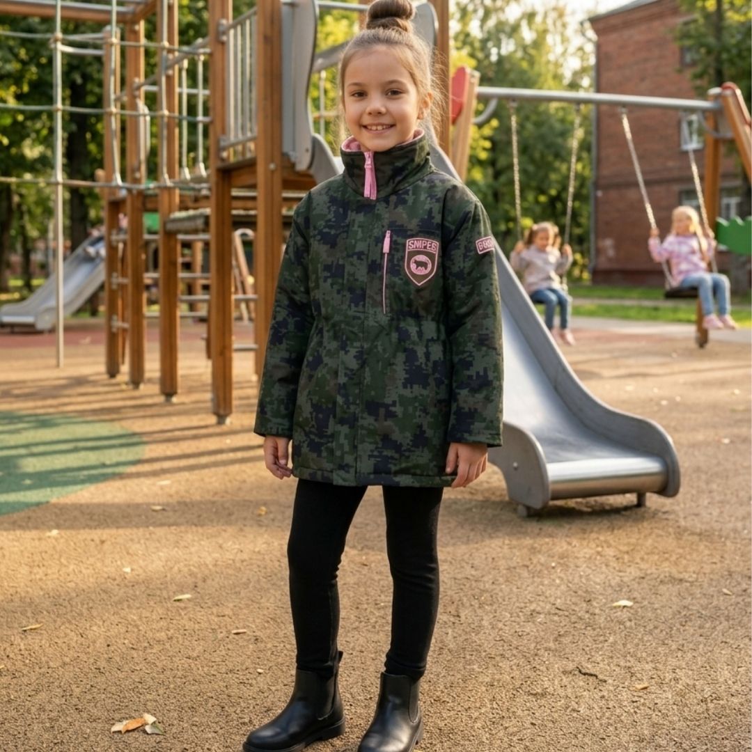 Sentry Kids Girls Parka Jackets - Urban Jungle