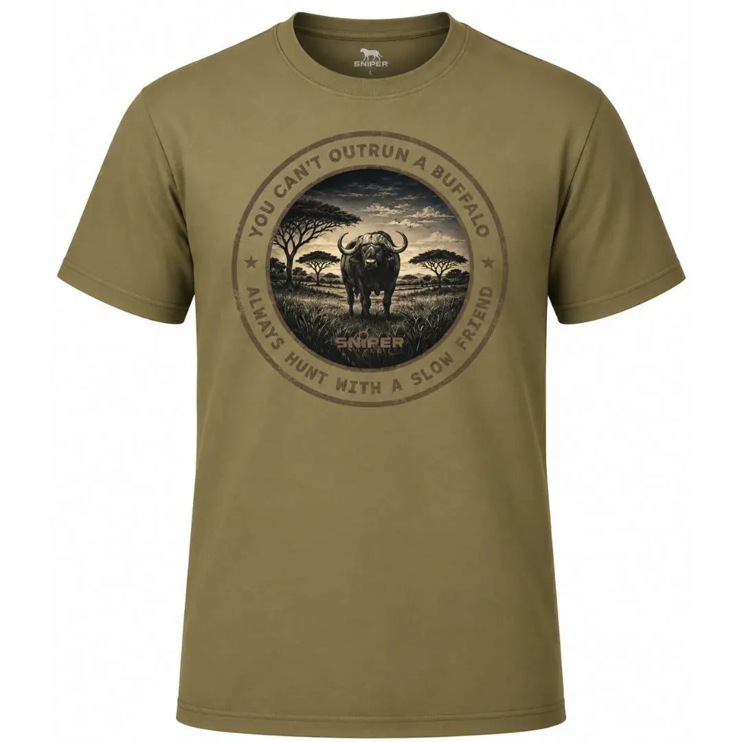 Outrun Mens T- Shirt - Khaki
