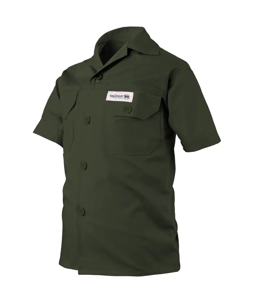 Kiddies Adventure S/S Shirt - Military Olive