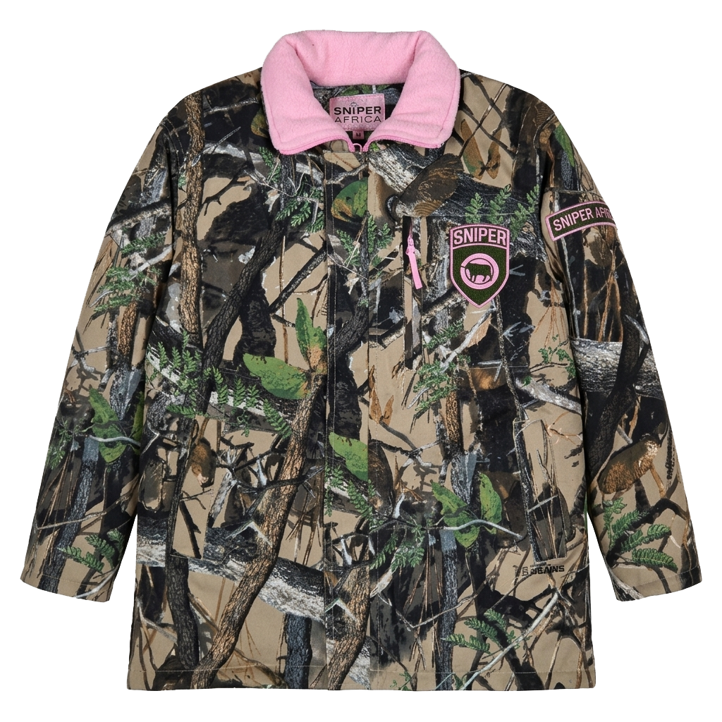 Kiddies Parka Jacket - 3D/Pink
