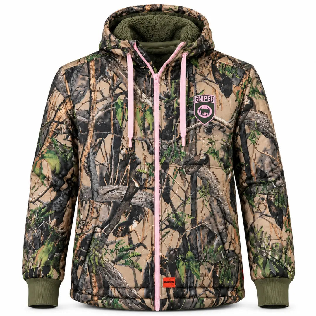 Sniper Africa 3D Ladies Sherpa Hoody product image Main image