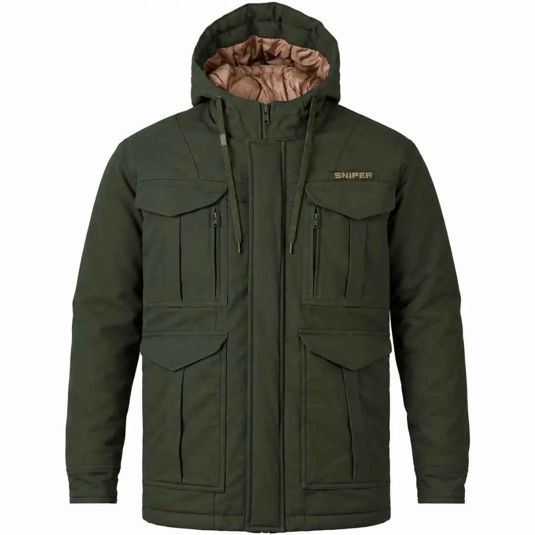 Miitary Olive Hoody Parka Jacket