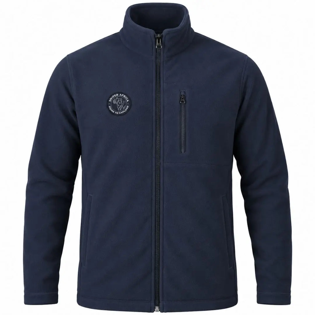 EDW Fleece Zipper Top - Navy Blue