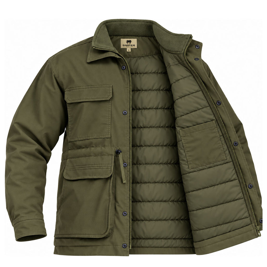 Sniper Africa Flex Padded Parka — Military Olive